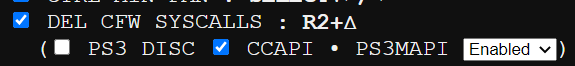 webMAN setting with PS3MAPI left enabled